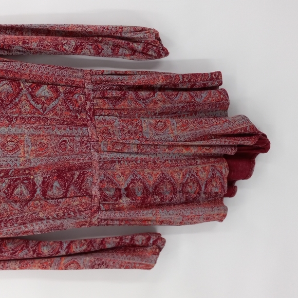 Billabong See The Sun Romper V Neck Longsleeve Elastic Waist Size Medium - Picture 4 of 11